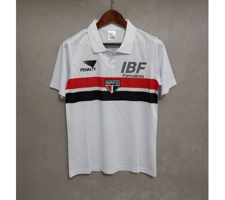 Sao Paulo 1991 Home White Soccer Jersey